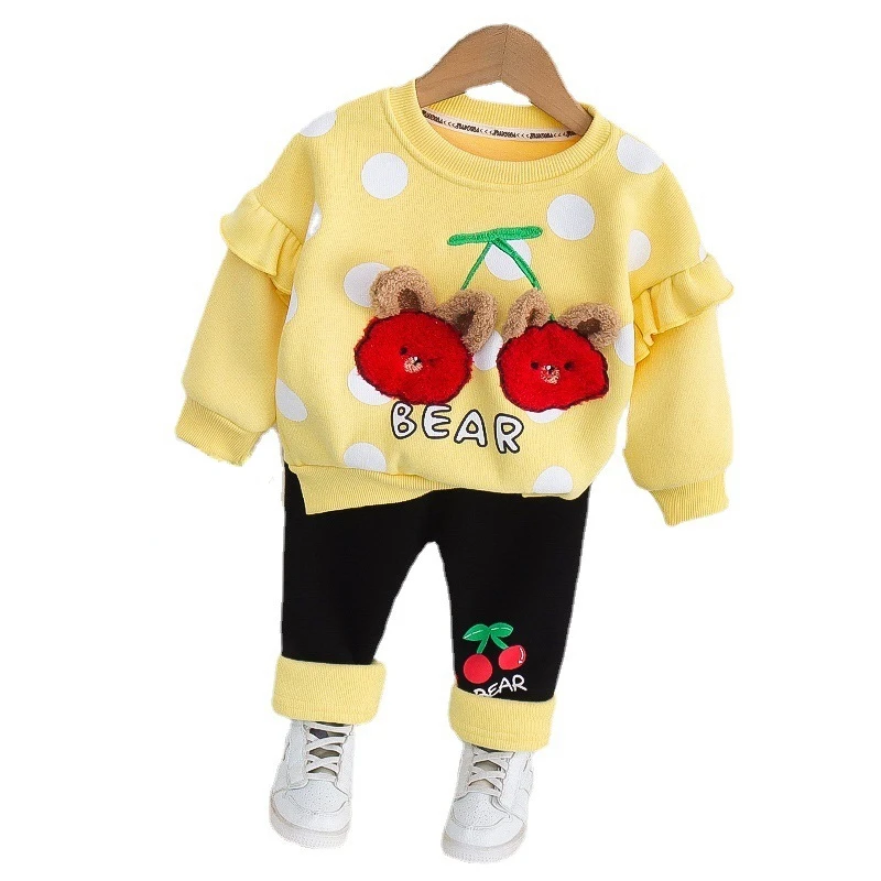 New Autumn Winter Baby Clothes Children Girls Cute Cartoon Thicken T-Shirt Pants 2Pcs/Set Toddler Casual Costume Kids Tracksuits
New Autumn Winter Baby Clothes Children Girls Cute Cartoon Thicken T-Shirt Pants 2Pcs/Set Toddler Casual Costume Kids Tracksuits
