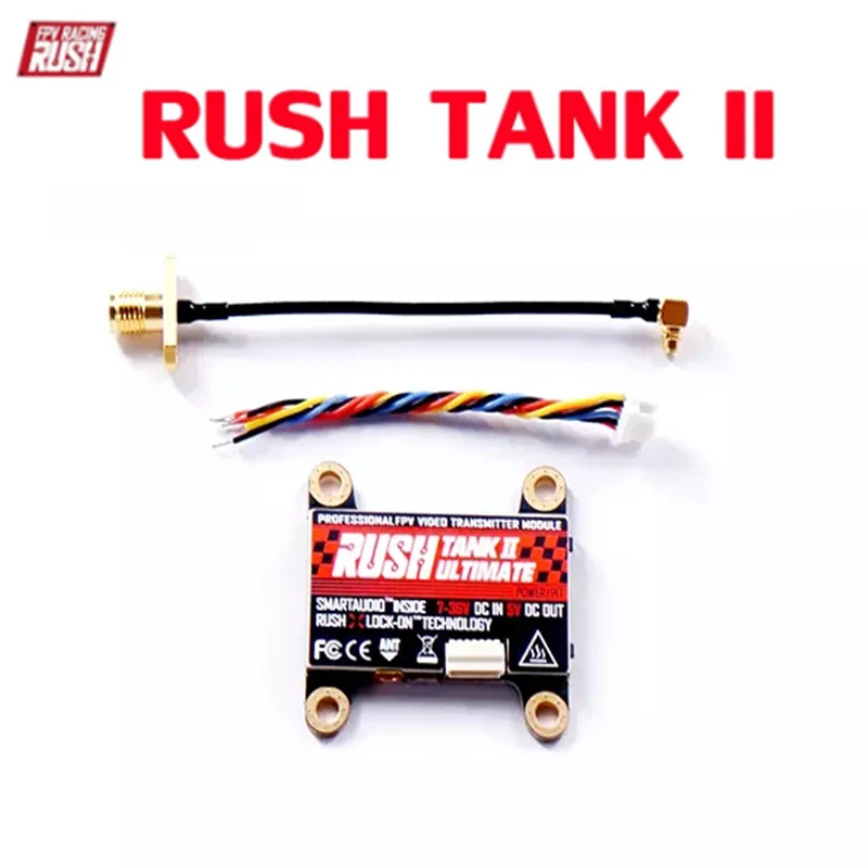 RUSH TANK II V2 5.8G 48CH Raceband PIT/25-800mW Switchable 2-8S VTX FPV Transmitter For RC Quadcopter RC Parts Fixed-Wing
RUSH TANK II V2 5.8G 48CH Raceband PIT/25-800mW Switchable 2-8S VTX FPV Transmitter For RC Quadcopter RC Parts Fixed-Wing