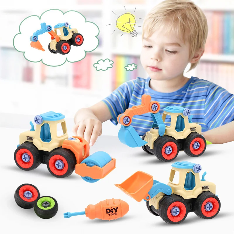4-Piece Set of Sea, Land and Air Toys Disassembly and Assembly Toy Engineering Fire Truck Screw Building Interactive Toys
4-Piece Set of Sea, Land and Air Toys Disassembly and Assembly Toy Engineering Fire Truck Screw Building Interactive Toys
