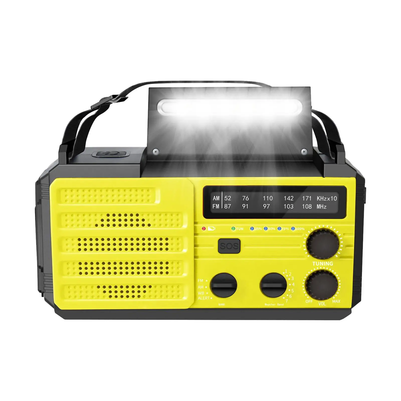 

Солнечное погодное радио портативное USB зарядное устройство SOS сигнализация динамо радио AM/FM погодное радио аварийное погодное радио для кемпинга путешествия