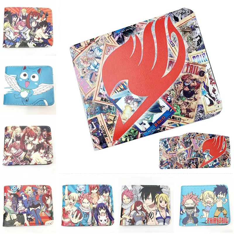 Cartoon Anime FAIRY TAIL Guild Natsu Dragneel Happy Lucy Wallet Fashion Mens PU Leather Coin Purse Short Wallets
Cartoon Anime FAIRY TAIL Guild Natsu Dragneel Happy Lucy Wallet Fashion Mens PU Leather Coin Purse Short Wallets