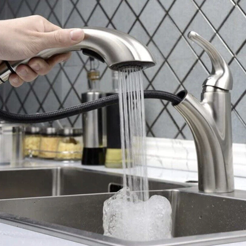 Sprayer Pull-Down Faucet Kitchen Sink Pull Out Mixer Spray Head Replacement Brus Universal G 1/2 ± Accessoires
Sprayer Pull-Down Faucet Kitchen Sink Pull Out Mixer Spray Head Replacement Brus Universal G 1/2 ± Accessoires