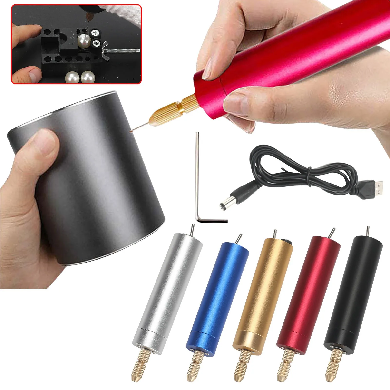 Электрические мини-дрели, портативная ручная микро-Usb дрель 5 В, стандартная древесина, для металла, дерева, инструменты для ювелирных издели...
Электрические мини-дрели, портативная ручная микро-Usb дрель 5 В, стандартная древесина, для металла, дерева, инструменты для ювелирных издели...