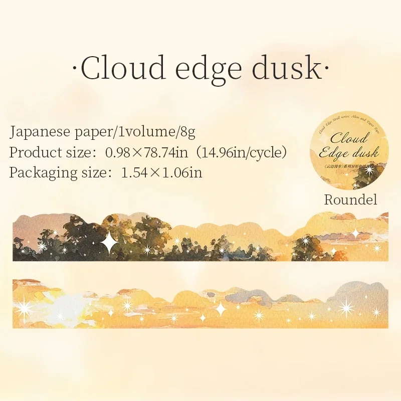 JIANWU 25 мм * 200 см, серия «Прогулка по облакам», материал для ландшафтного дизайна облаков, лента для коллажа, креативный журнал, канцелярские принадлежности
JIANWU 25 мм * 200 см, серия «Прогулка по облакам», материал для ландшафтного дизайна облаков, лента для коллажа, креативный журнал, канцелярские принадлежности