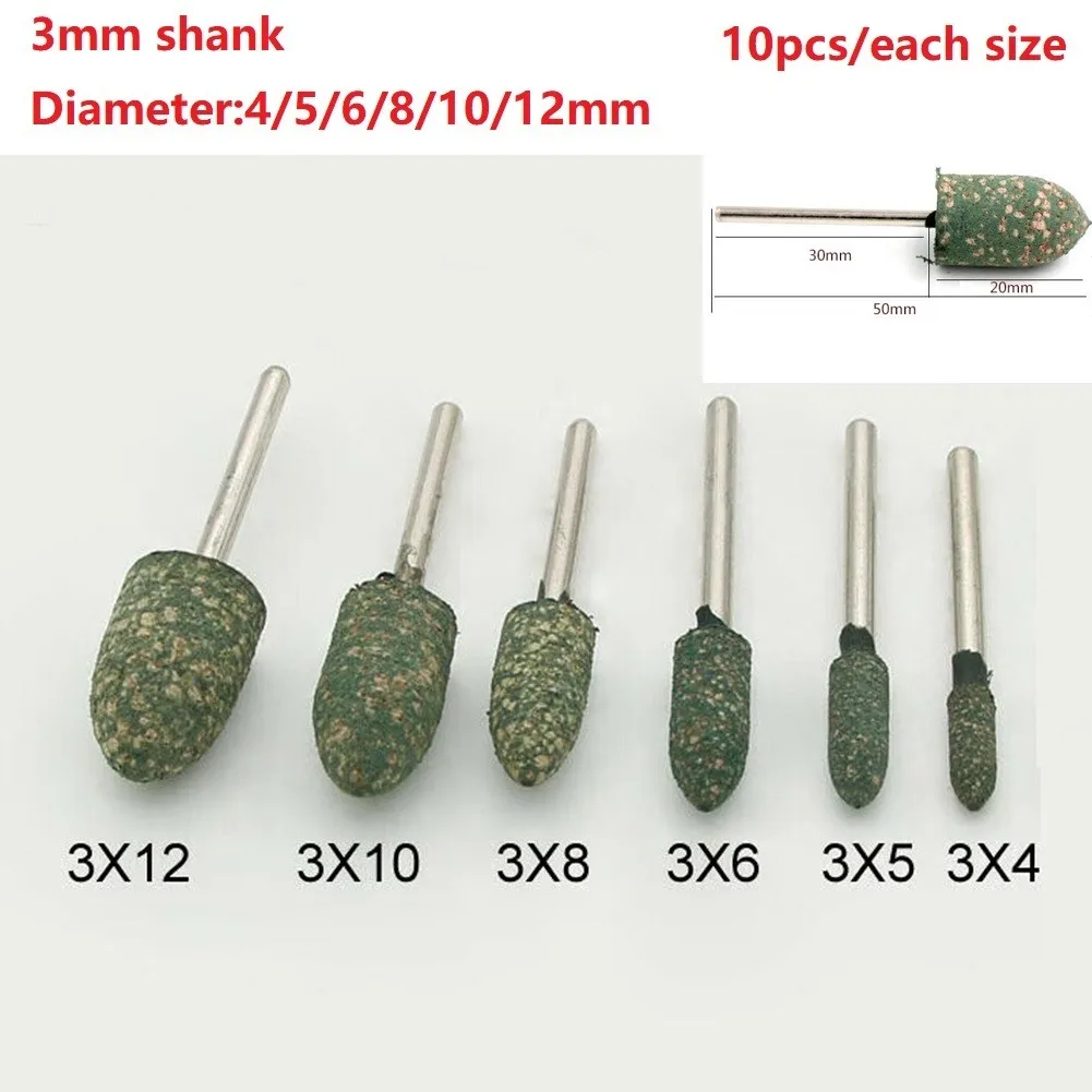 10pcs 4-12mm Conical Rubber Polishing Point Bits 1/8inch Shank Abrasive Mounted Stones For Rotary Grinding Stone Wheel Head
10pcs 4-12mm Conical Rubber Polishing Point Bits 1/8inch Shank Abrasive Mounted Stones For Rotary Grinding Stone Wheel Head