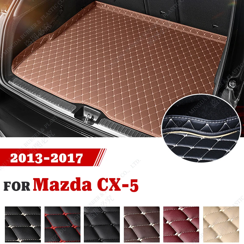 

Автомобильный коврик для багажника Mazda CX-5 2013 2014 2015 2016 2017, пользовательские автомобильные аксессуары, украшение интерьера автомобиля