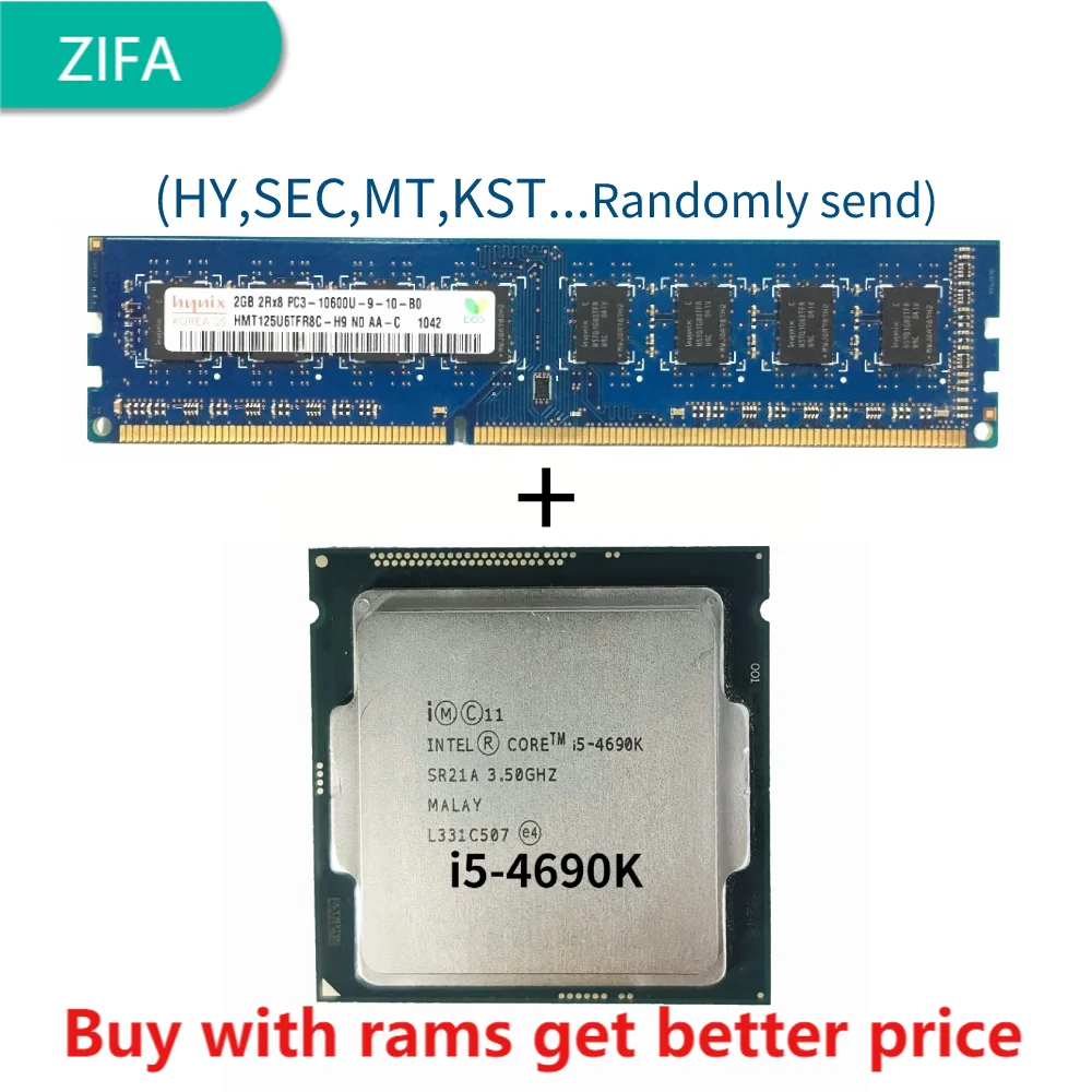 DDR3 2G 1333 МГц с четырехъядерным процессором i5 4690K 3,5 ГГц/6 МБ/разъем LGA 1150
DDR3 2G 1333 МГц с четырехъядерным процессором i5 4690K 3,5 ГГц/6 МБ/разъем LGA 1150