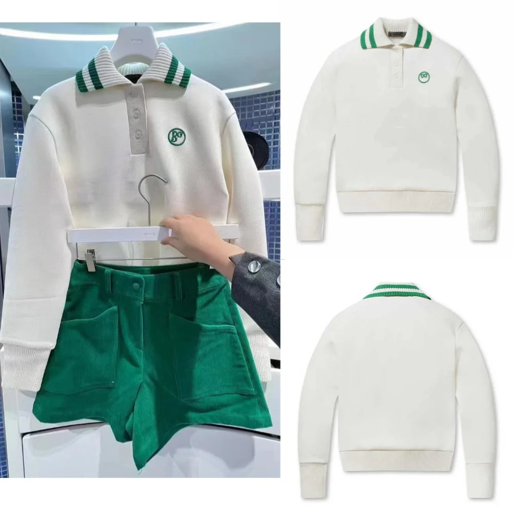 2023 New Golf Clothing Women's Knit Shirt Polo Collar Long Sleeve Knitted Shirt Fashion Versatile Sweater Golf Top
2023 New Golf Clothing Women's Knit Shirt Polo Collar Long Sleeve Knitted Shirt Fashion Versatile Sweater Golf Top