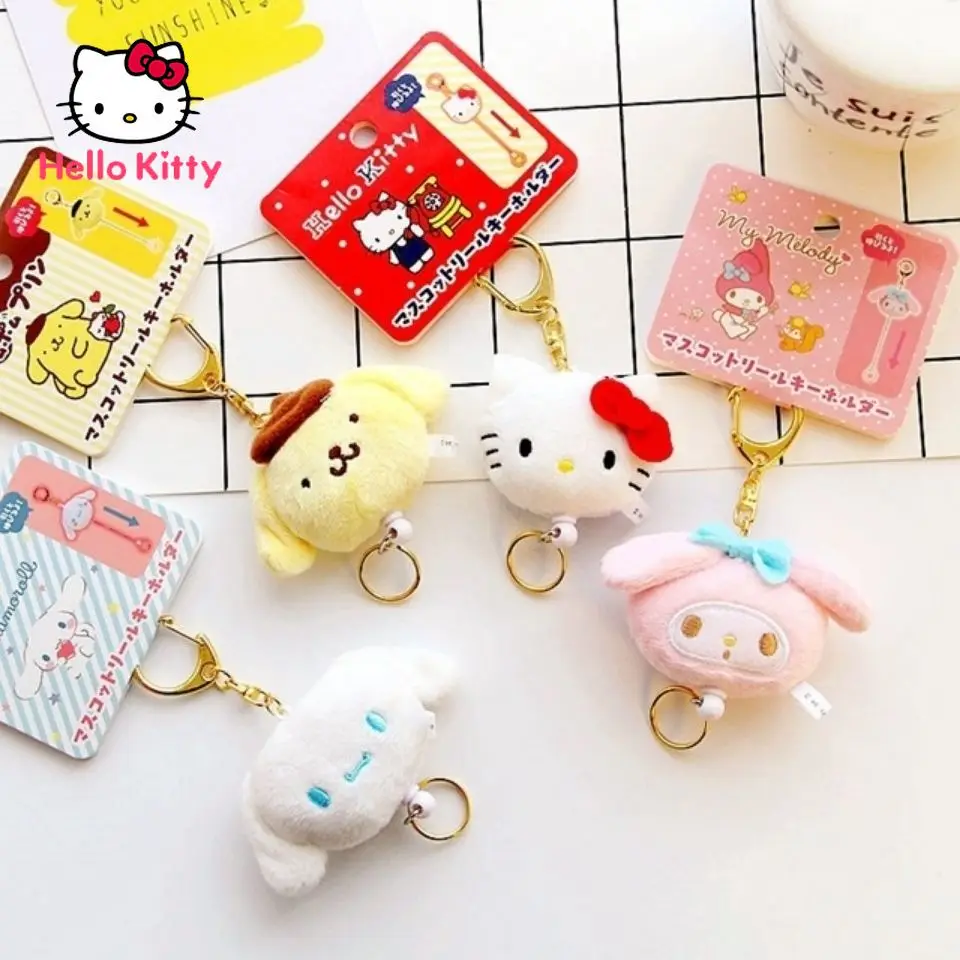 Hello Kitty Keychain Retractable Pendant Cartoon Girl Heart Plush Doll Cartoon with Chain Bag Ornament Accessory Key Ring
Hello Kitty Keychain Retractable Pendant Cartoon Girl Heart Plush Doll Cartoon with Chain Bag Ornament Accessory Key Ring