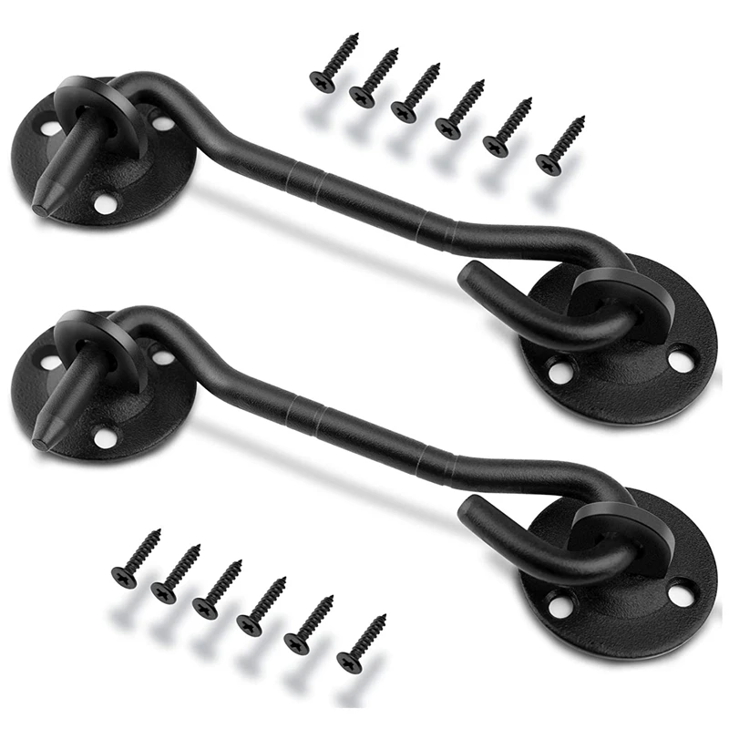2PCS 4In Privacy Hook And Eye Latch Most Suitable For Barn Doors Sliding Doors Bathrooms Windows Bedrooms 2021
2PCS 4In Privacy Hook And Eye Latch Most Suitable For Barn Doors Sliding Doors Bathrooms Windows Bedrooms 2021