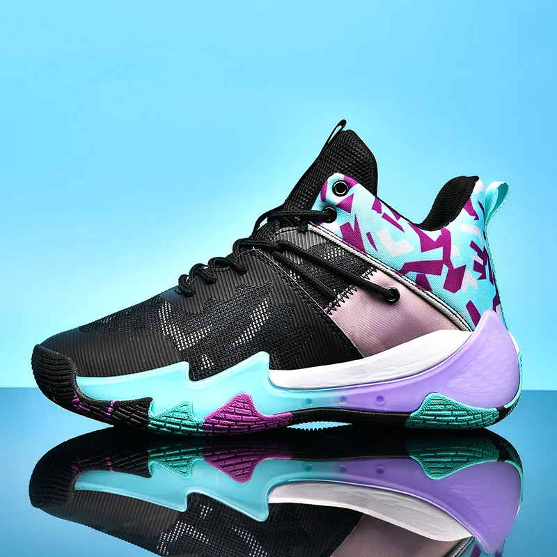 2022 New Men Basketball Sneakers Breathable Women Basketball Shoes Non Slip High-top Sneakers Shock-Absorbant Outdoor Trainers
2022 New Men Basketball Sneakers Breathable Women Basketball Shoes Non Slip High-top Sneakers Shock-Absorbant Outdoor Trainers