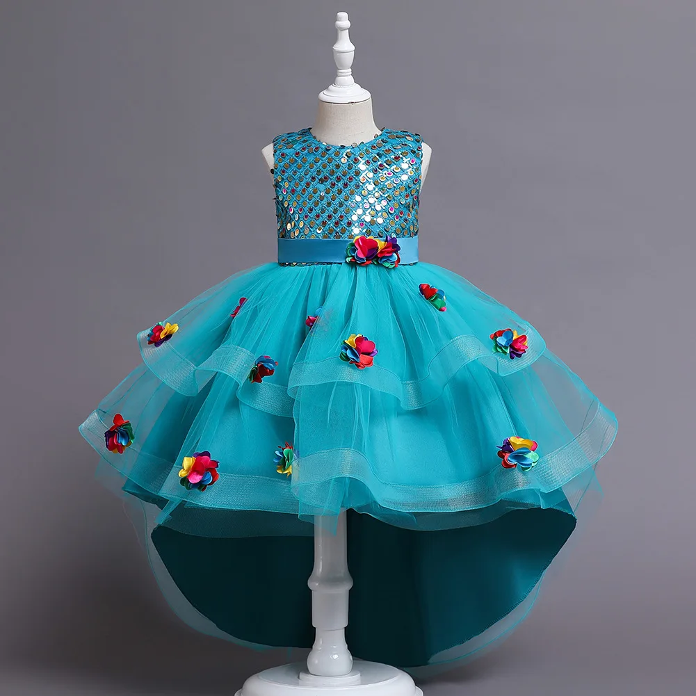 New Pageant Vintage Dress Kids Party Sleeveless Floral Dresses For Girls Children Costume Wedding Dress Girl Infant Vestido Teen
New Pageant Vintage Dress Kids Party Sleeveless Floral Dresses For Girls Children Costume Wedding Dress Girl Infant Vestido Teen
