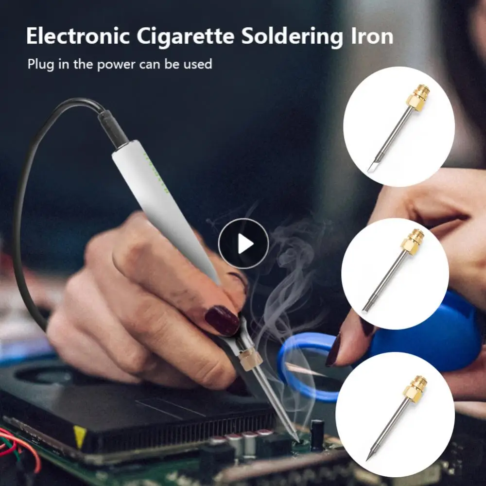 USB Electric Soldering Iron Adjustable Temperature 5V 8W With The Charge Solder Welding Heater Tin Wire Repain Tool WIth 3 Tips
USB Electric Soldering Iron Adjustable Temperature 5V 8W With The Charge Solder Welding Heater Tin Wire Repain Tool WIth 3 Tips
