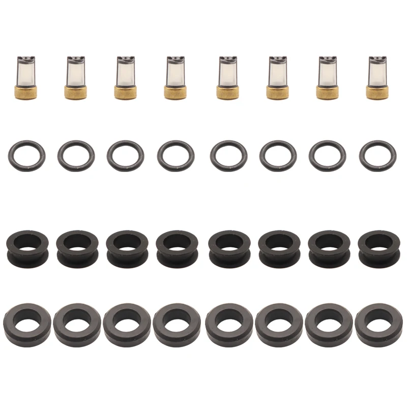8 set Fuel Injector Service Repair Kit Filters Orings Seals Grommets for INP-782 INP-783 for 2001-2003 Mazda 2.0L I4
8 set Fuel Injector Service Repair Kit Filters Orings Seals Grommets for INP-782 INP-783 for 2001-2003 Mazda 2.0L I4