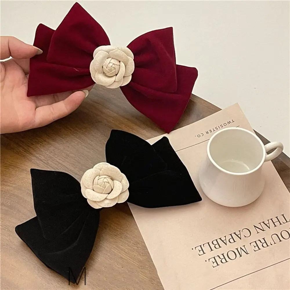 Velvet Wome Hair Accessories Women Headwear Korean Style Hair Clip Big Bow Hairpin Flower Hairpin Girls Spring Clip
Velvet Wome Hair Accessories Women Headwear Korean Style Hair Clip Big Bow Hairpin Flower Hairpin Girls Spring Clip