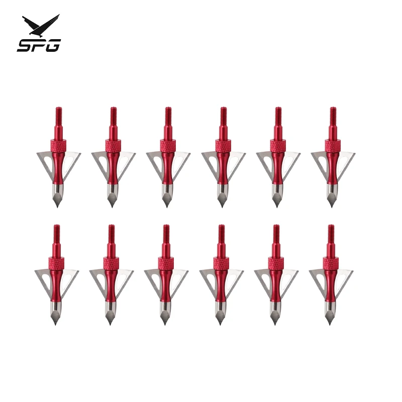 Broadheads 12pcs 100gr Points Tips Stainless Steel Arrows Arrowheads for Compound Bow Longbow Hunting
Broadheads 12pcs 100gr Points Tips Stainless Steel Arrows Arrowheads for Compound Bow Longbow Hunting