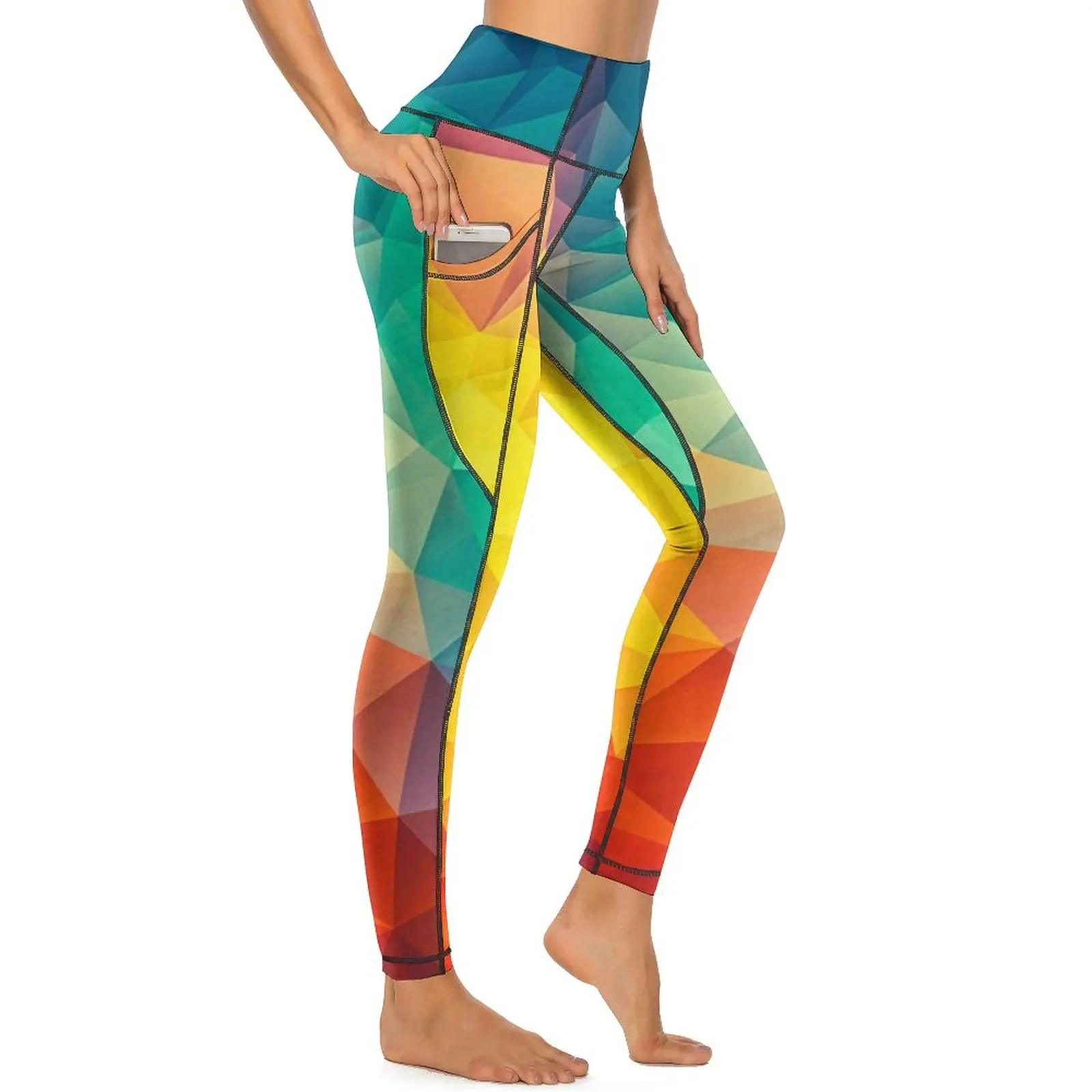Multi Abstract Geometry Leggings Sexy Painting Fitness Yoga Pants High Waist Stretch Sports Tights Female Casual Custom Leggins
Multi Abstract Geometry Leggings Sexy Painting Fitness Yoga Pants High Waist Stretch Sports Tights Female Casual Custom Leggins