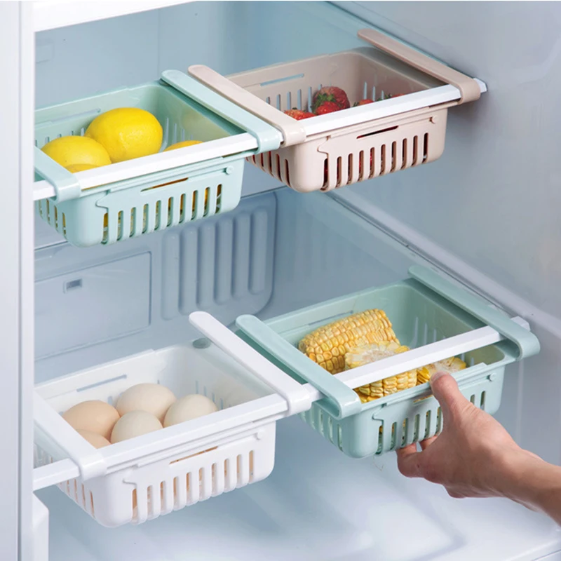 Refrigerator Organizer Drawer Basket Adjustable Stretchable Fridge Pull-out Drawers Fresh Spacer Layer Storage Rack Kitchen tool
Refrigerator Organizer Drawer Basket Adjustable Stretchable Fridge Pull-out Drawers Fresh Spacer Layer Storage Rack Kitchen tool