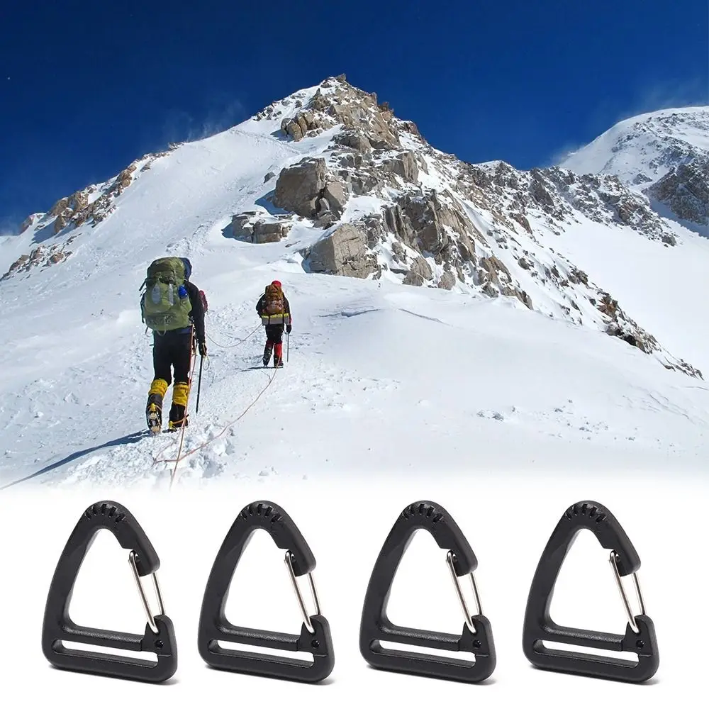 Plastic Alloy Triangle Carabiner High quality Black 2 Sizes Spring Quickdraws Clip Outdoor Tool Camping Hiking
Plastic Alloy Triangle Carabiner High quality Black 2 Sizes Spring Quickdraws Clip Outdoor Tool Camping Hiking