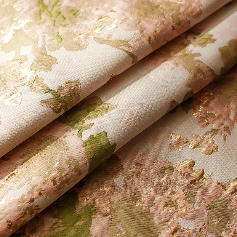 Gold Floral Damask Jacquard Fabric for Dress Making 145cm Wide - Sold By The Meter
Gold Floral Damask Jacquard Fabric for Dress Making 145cm Wide - Sold By The Meter