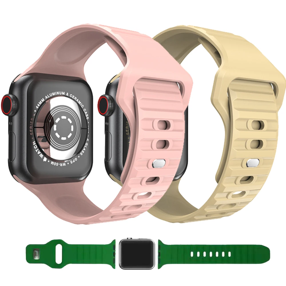 Ремешок силиконовый для Apple Watch Band Series Ultra 8 7 6 SE 5 4 3 2, браслет для iWatch Band 40 мм 38 мм 42 мм 49 мм 45 мм 44 мм 41 мм
Ремешок силиконовый для Apple Watch Band Series Ultra 8 7 6 SE 5 4 3 2, браслет для iWatch Band 40 мм 38 мм 42 мм 49 мм 45 мм 44 мм 41 мм