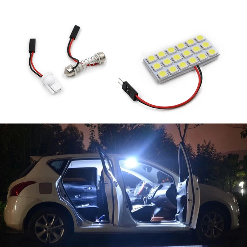 Car Led Panel Reading Lamp 18Smd/24Smd/36Smd Dome Adapter White Ice Blue Lamp
Car Led Panel Reading Lamp 18Smd/24Smd/36Smd Dome Adapter White Ice Blue Lamp