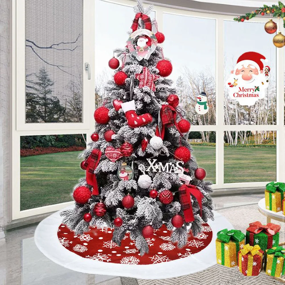 100CM Christmas Tree Skirt Base Floor Mat Cover Xmas Tree Ornament Decor Home New Year Christmas Tree Decoration
100CM Christmas Tree Skirt Base Floor Mat Cover Xmas Tree Ornament Decor Home New Year Christmas Tree Decoration