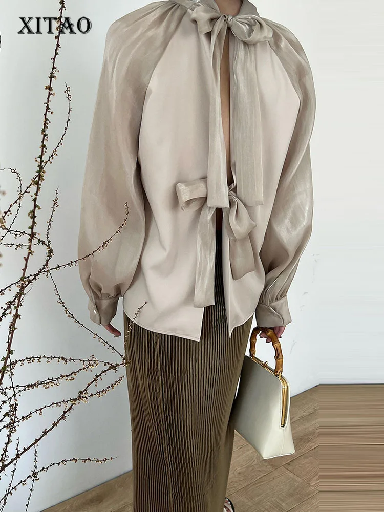 XITAO Drawstring Blouse Fashion Pullover Small Fresh Bow Solid Color Pleated 2022 Summer Minority Loose Shirt Top WLD7700
XITAO Drawstring Blouse Fashion Pullover Small Fresh Bow Solid Color Pleated 2022 Summer Minority Loose Shirt Top WLD7700