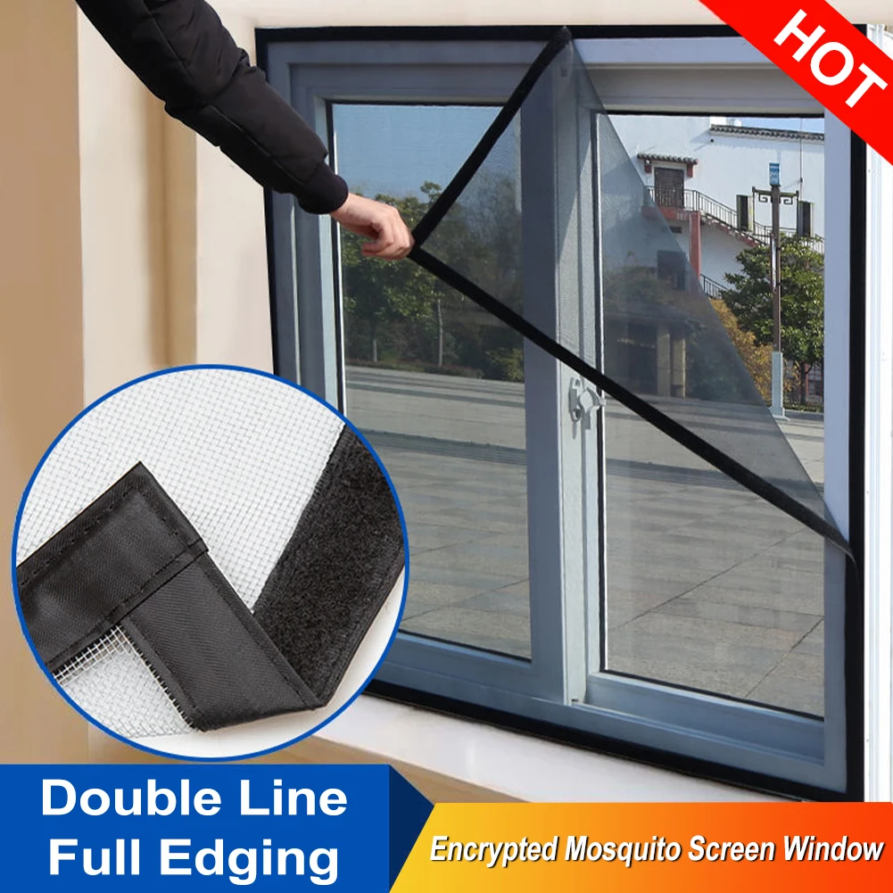 Self-Adhesive Window Screen Netting Mesh Curtain Insect Window Screen with Hook and Loop Anti-mosquito Net Easy Installation
Self-Adhesive Window Screen Netting Mesh Curtain Insect Window Screen with Hook and Loop Anti-mosquito Net Easy Installation