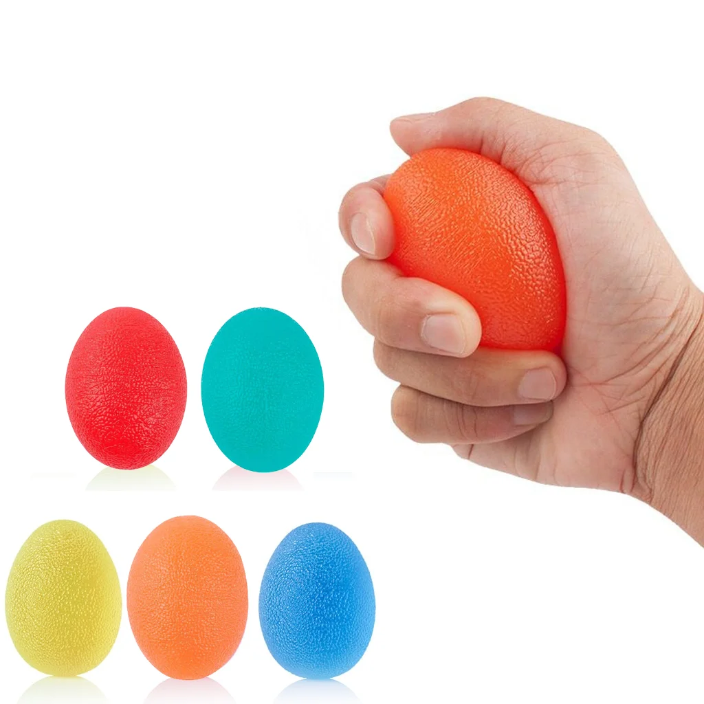 Silica Gel Hand Grip Ball Egg Men Women Gym Fitness Finger Heavy Exerciser Strength Muscle Recovery Gripper Trainer
Silica Gel Hand Grip Ball Egg Men Women Gym Fitness Finger Heavy Exerciser Strength Muscle Recovery Gripper Trainer
