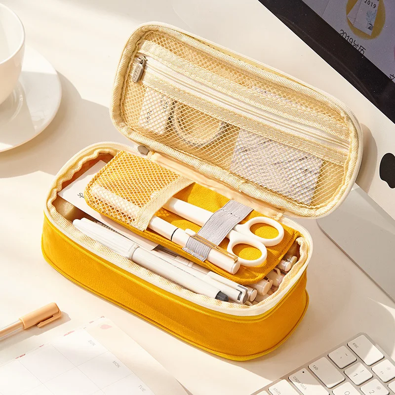Classic Pocket Pen Pencil Case Fold Canvas Stationery Storage Bag Organizer for Cosmetic Travel Student Pencil Cases
Classic Pocket Pen Pencil Case Fold Canvas Stationery Storage Bag Organizer for Cosmetic Travel Student Pencil Cases