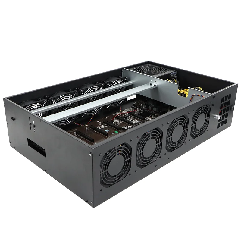 Silent Fan 8 gpu server case frame support B75 B85 1800w 2000w 2600W 2800w 3000W psu case Video Graphic Card
Silent Fan 8 gpu server case frame support B75 B85 1800w 2000w 2600W 2800w 3000W psu case Video Graphic Card