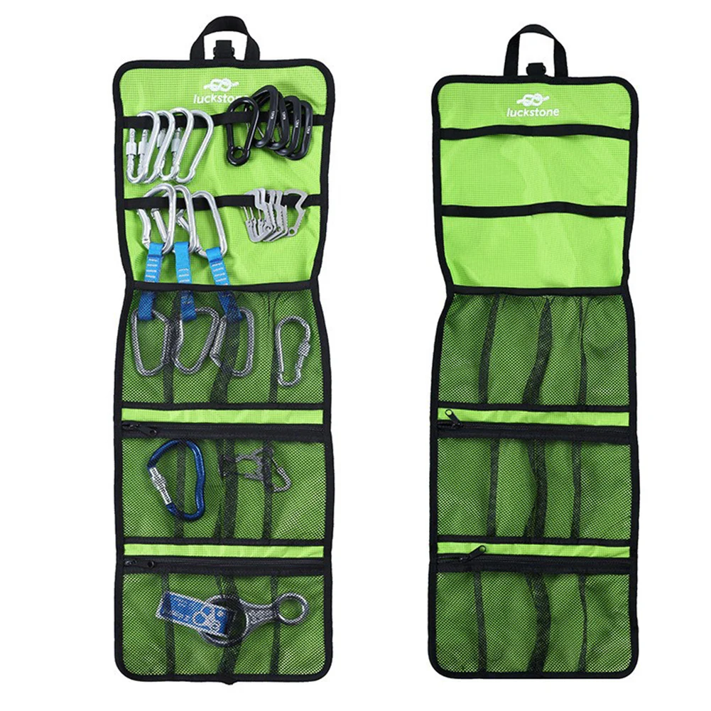 1pc Rock Climbing Storage Bag Gear Equipment Organized Storage Pouch 420D Ripstop Oxford Carabiner Pocket Outdoor Tools
1pc Rock Climbing Storage Bag Gear Equipment Organized Storage Pouch 420D Ripstop Oxford Carabiner Pocket Outdoor Tools
