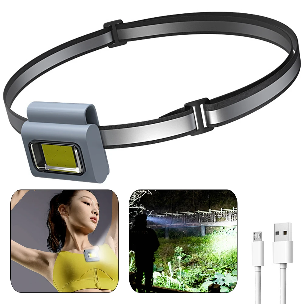 COB LED Headlamp Cap Light 500 Lumens Outdoor Sport Running Flashlight USB Rechargeable Waterproof for Camping Fishing Headlight
COB LED Headlamp Cap Light 500 Lumens Outdoor Sport Running Flashlight USB Rechargeable Waterproof for Camping Fishing Headlight