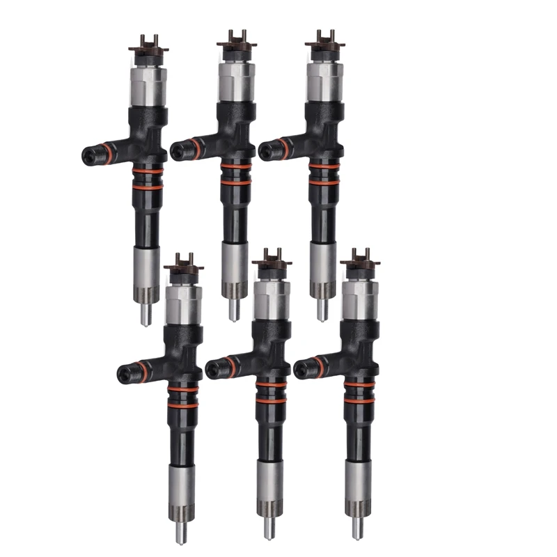 6 PCS Diesel Common Rail Injector Metal 095000-6290 / 6245-11-3100 For Komatsu SAA6D170E Engine 
6 PCS Diesel Common Rail Injector Metal 095000-6290 / 6245-11-3100 For Komatsu SAA6D170E Engine