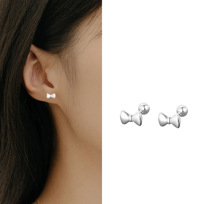 Женские серьги из серебра 100% пробы, с бантом
Женские серьги из серебра 100% пробы, с бантом