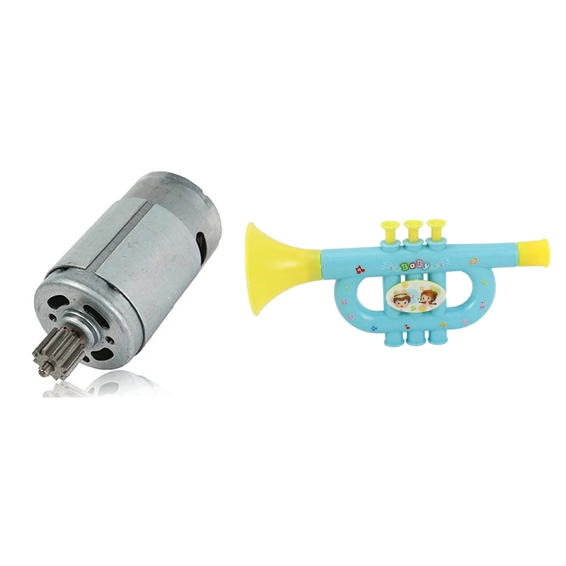 Colorful Children's Blowable Trumpet & Universal 390 18000RPM Electric Motor RS390 6V Motor Drive Engine
Colorful Children's Blowable Trumpet & Universal 390 18000RPM Electric Motor RS390 6V Motor Drive Engine