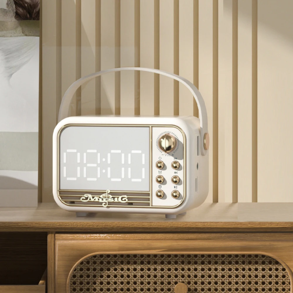 New Wireless Bluetooth Clock Speaker HIFI Sound Effect Subwoofer Multiple Inputs Quick Connection Speaker With Digtal display
New Wireless Bluetooth Clock Speaker HIFI Sound Effect Subwoofer Multiple Inputs Quick Connection Speaker With Digtal display