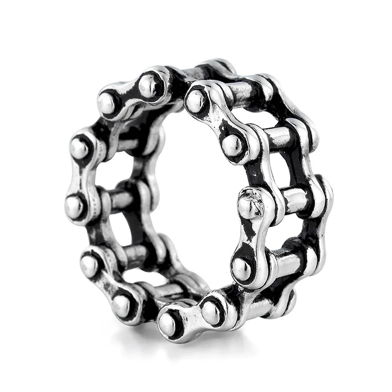 Punk Biker Chain Men Stainless Steel Ring Vintage Gothic Gold Color Party Promise Finger Rings Luxury Jewelry Valentine
Punk Biker Chain Men Stainless Steel Ring Vintage Gothic Gold Color Party Promise Finger Rings Luxury Jewelry Valentine