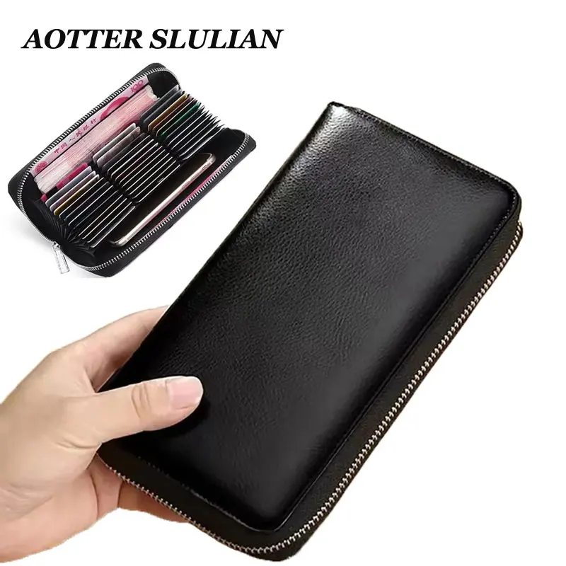 Unisex Leather Long Zipper Bag 36 Bit Wallet For Credit Bank Card Business Card Holder Money Coin Purse Cover For Women Lady Men
Unisex Leather Long Zipper Bag 36 Bit Wallet For Credit Bank Card Business Card Holder Money Coin Purse Cover For Women Lady Men