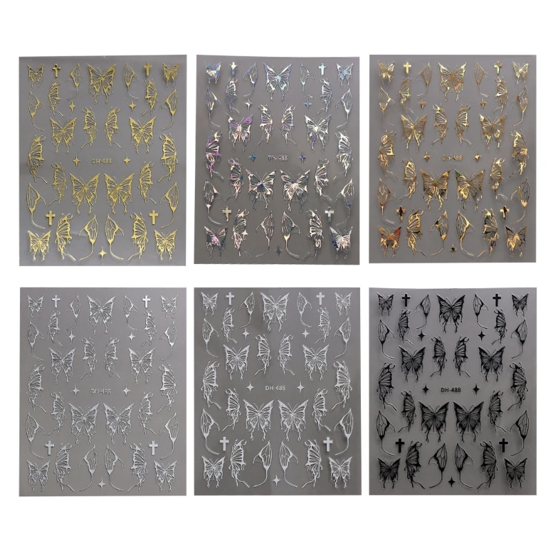 6 Sheets 3D Butterfly Stickers for NAIL Art 3D Decals Self-Adhesive Drop Shipping
6 Sheets 3D Butterfly Stickers for NAIL Art 3D Decals Self-Adhesive Drop Shipping