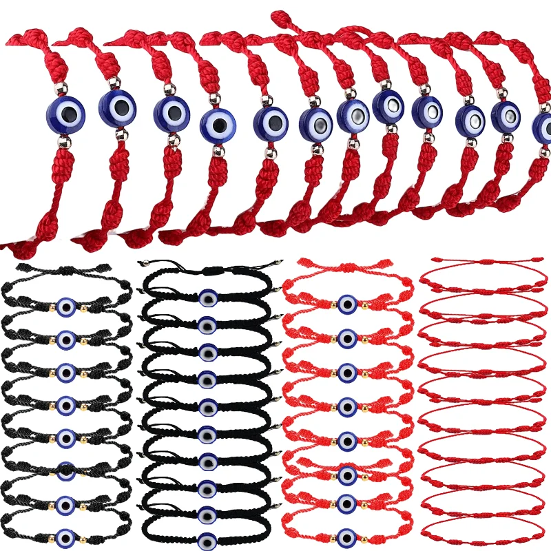 1/12pcs Evil Eye Red Bracelet for Women Men Adjustable 7 Knot Kabbalah Lucky Bracelets Handmade Braided String Bracele Jewelry
1/12pcs Evil Eye Red Bracelet for Women Men Adjustable 7 Knot Kabbalah Lucky Bracelets Handmade Braided String Bracele Jewelry