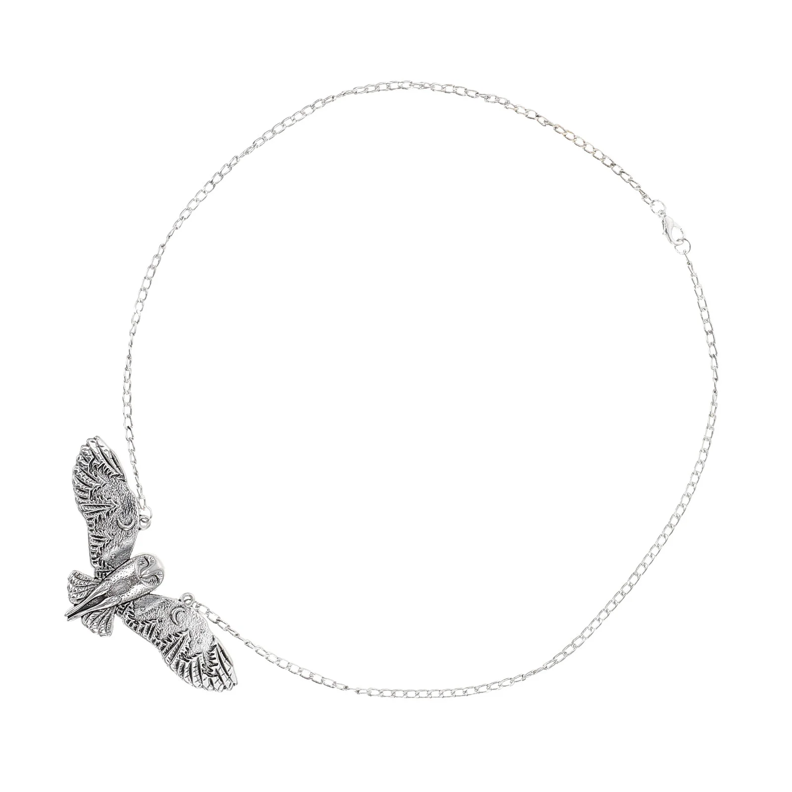 Goth Necklace Clavicle Chain Heart Pendant Hanging Ornament Outdoor Decor Clothing Punk Owl
Goth Necklace Clavicle Chain Heart Pendant Hanging Ornament Outdoor Decor Clothing Punk Owl