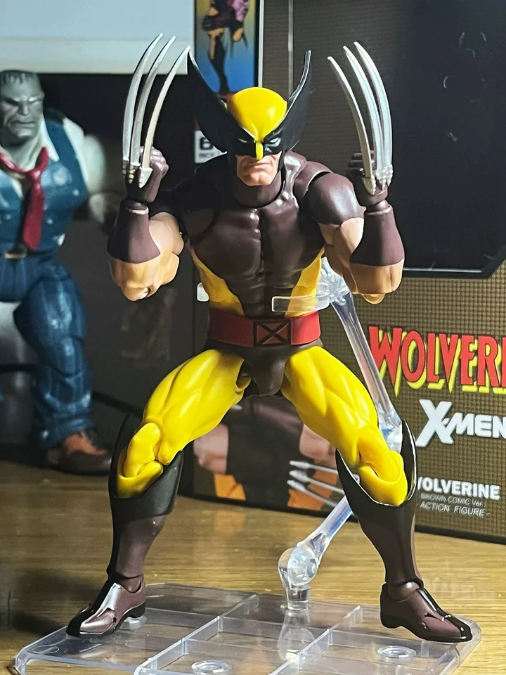 New Ct Toys Росомаха Фигурка Коричневый Комикс Mafex 138 X-Men Shf Аниме Ко Модель Статуя