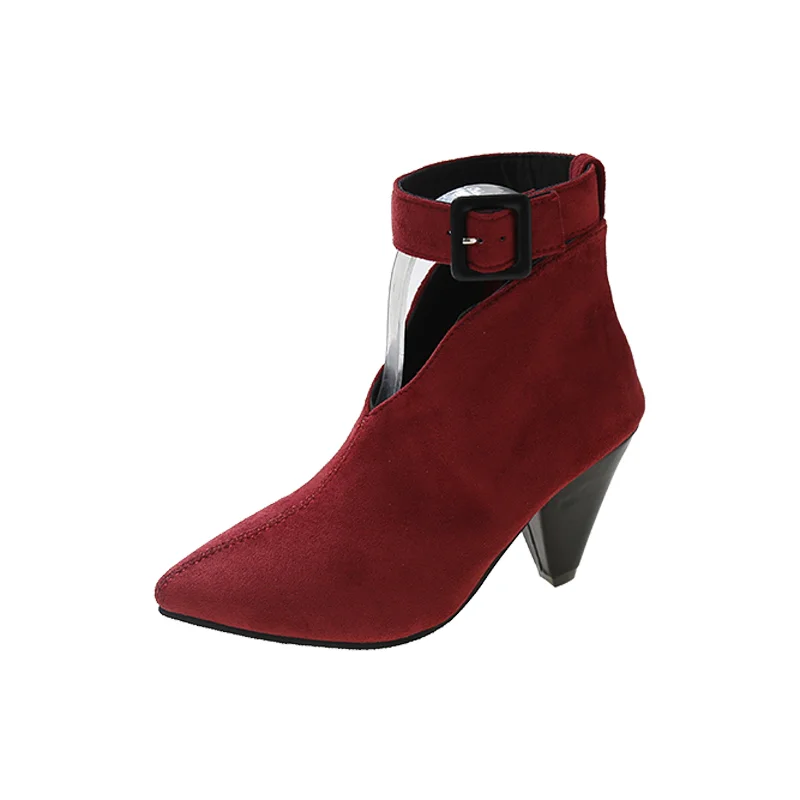 Ankle Boots for Women 2022 V-shaped Autumn Winter Women's Ankle Boots Fashion Pointed Square High Heels Women's Shoes 
Ankle Boots for Women 2022 V-shaped Autumn Winter Women's Ankle Boots Fashion Pointed Square High Heels Women's Shoes