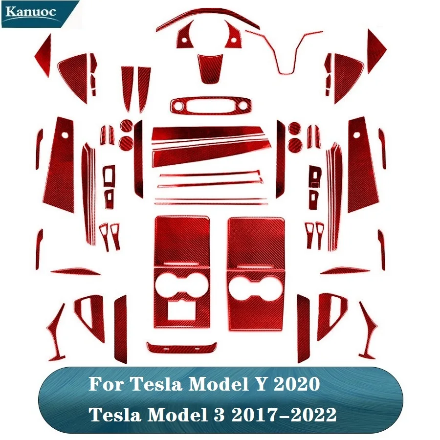 Красные наклейки из углеродного волокна, различные детали для Tesla Model Y 2020 Tesla Model 3 2017-2022, декоративные аксессуары для салона автомобиля
Красные наклейки из углеродного волокна, различные детали для Tesla Model Y 2020 Tesla Model 3 2017-2022, декоративные аксессуары для салона автомобиля