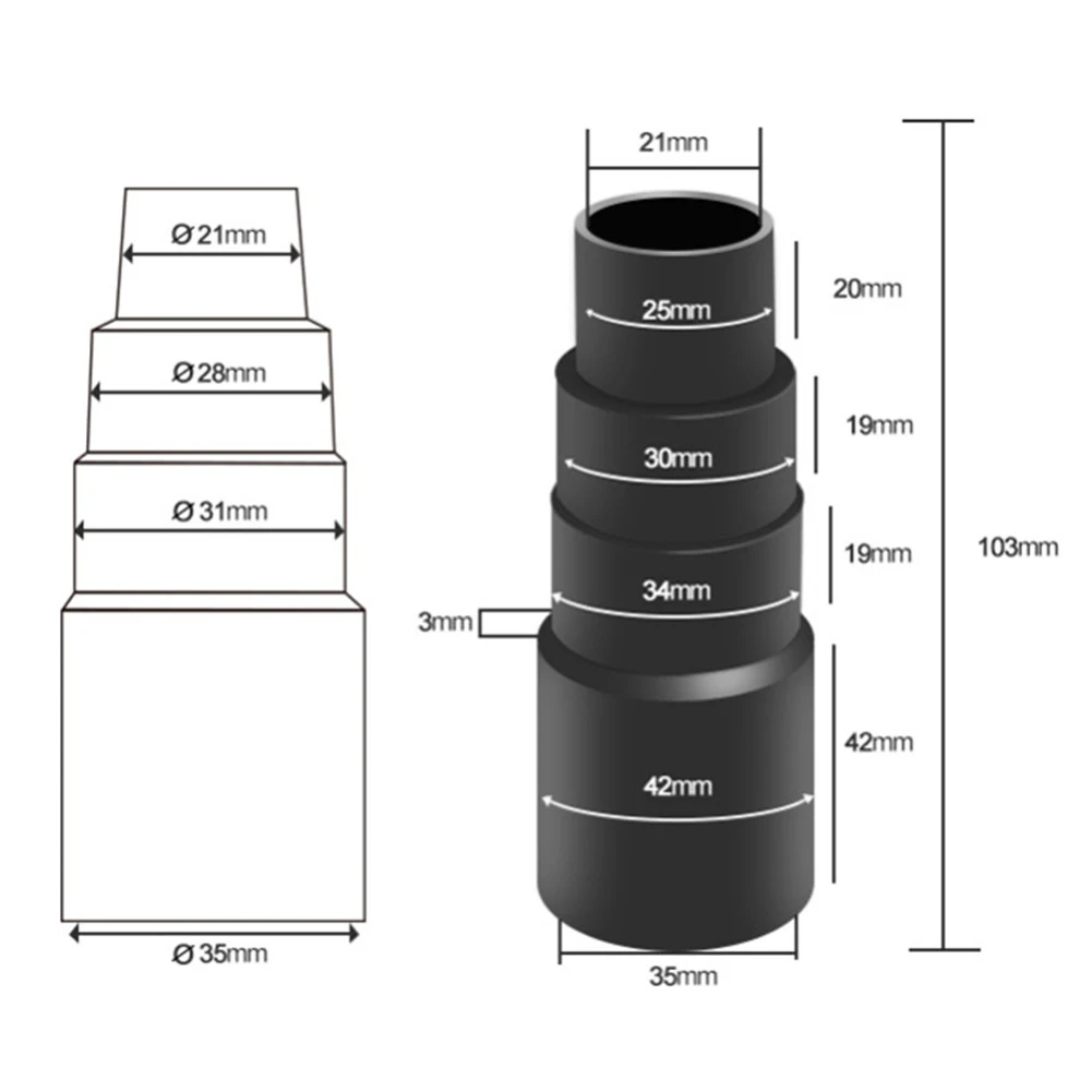 2pcs Powertool Adapter Stepped Sleeve For Bosch Gas 35 L M SFC AFC For Electrical Device Connection Adapter Vacuum Cleaner Part
2pcs Powertool Adapter Stepped Sleeve For Bosch Gas 35 L M SFC AFC For Electrical Device Connection Adapter Vacuum Cleaner Part