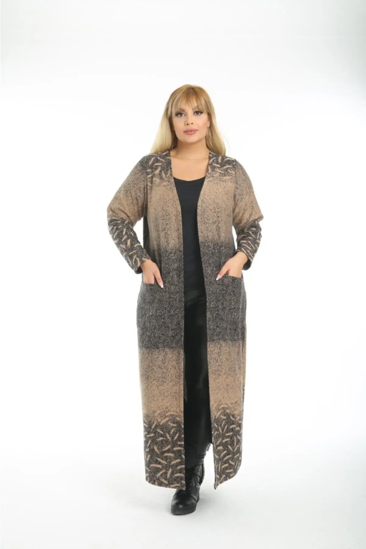 Women's Cardigan Plus Size Stylish Autumn / Winter Patterned Long Coat Suitable For Hijab sweatshirt
Women's Cardigan Plus Size Stylish Autumn / Winter Patterned Long Coat Suitable For Hijab sweatshirt