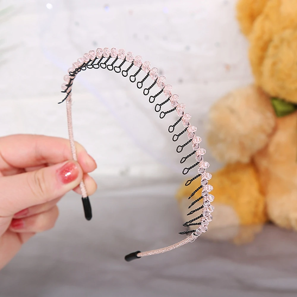Japanese Sweet With Teeth Women Fashion Girls Crystal Beaded Headband Iron Headwear Hair Band
Japanese Sweet With Teeth Women Fashion Girls Crystal Beaded Headband Iron Headwear Hair Band