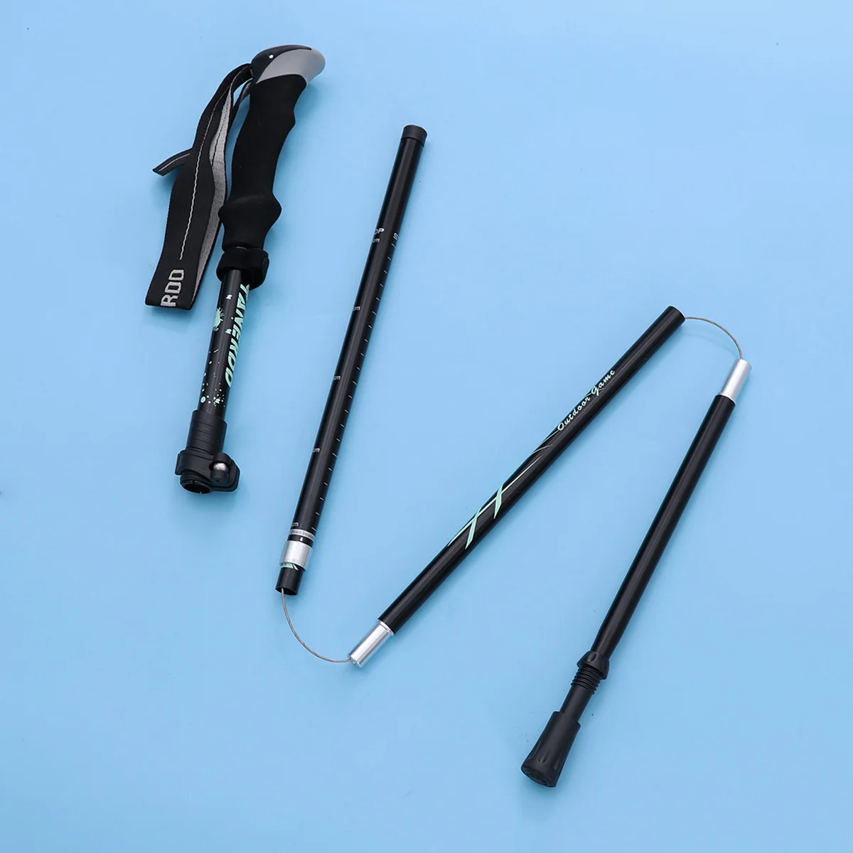 Hiking Trekking Camping Pole Foldable Portable Adjustable Hand Walking Cane Mountaineering Crutches Outdoor for Men Black
Hiking Trekking Camping Pole Foldable Portable Adjustable Hand Walking Cane Mountaineering Crutches Outdoor for Men Black